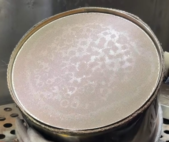 클리닝 후 DPF 필터 상태